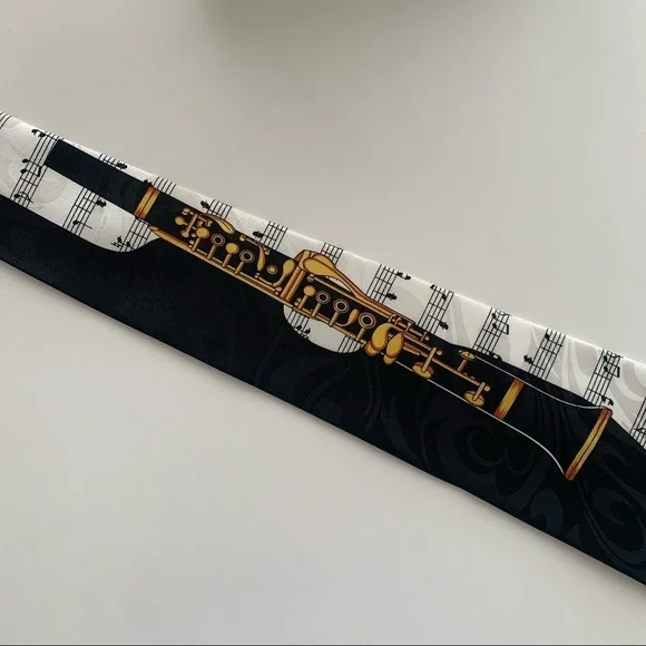 Clarinet Sheet Music Neck Tie - Picture 2 of 5